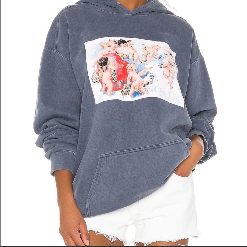 Denim Hoodie in Denim